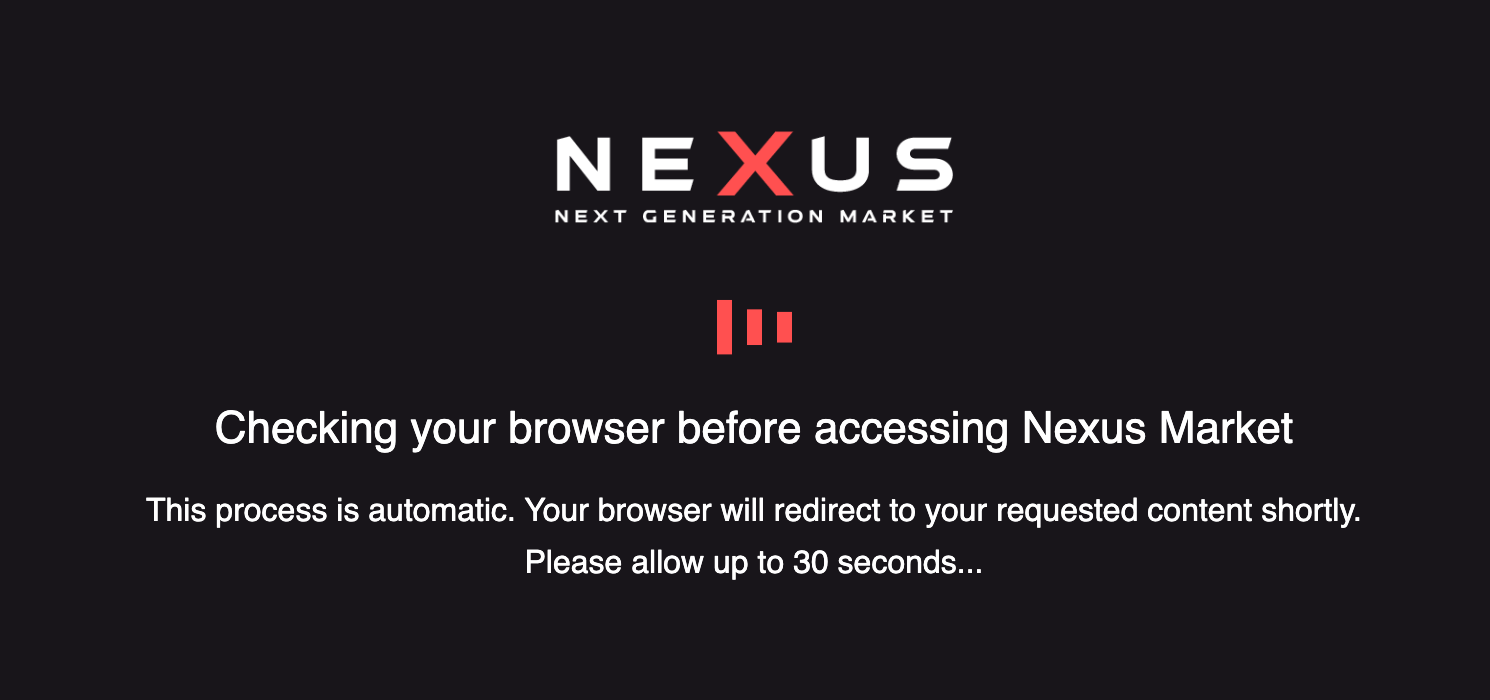 Steps to use Nexus Market